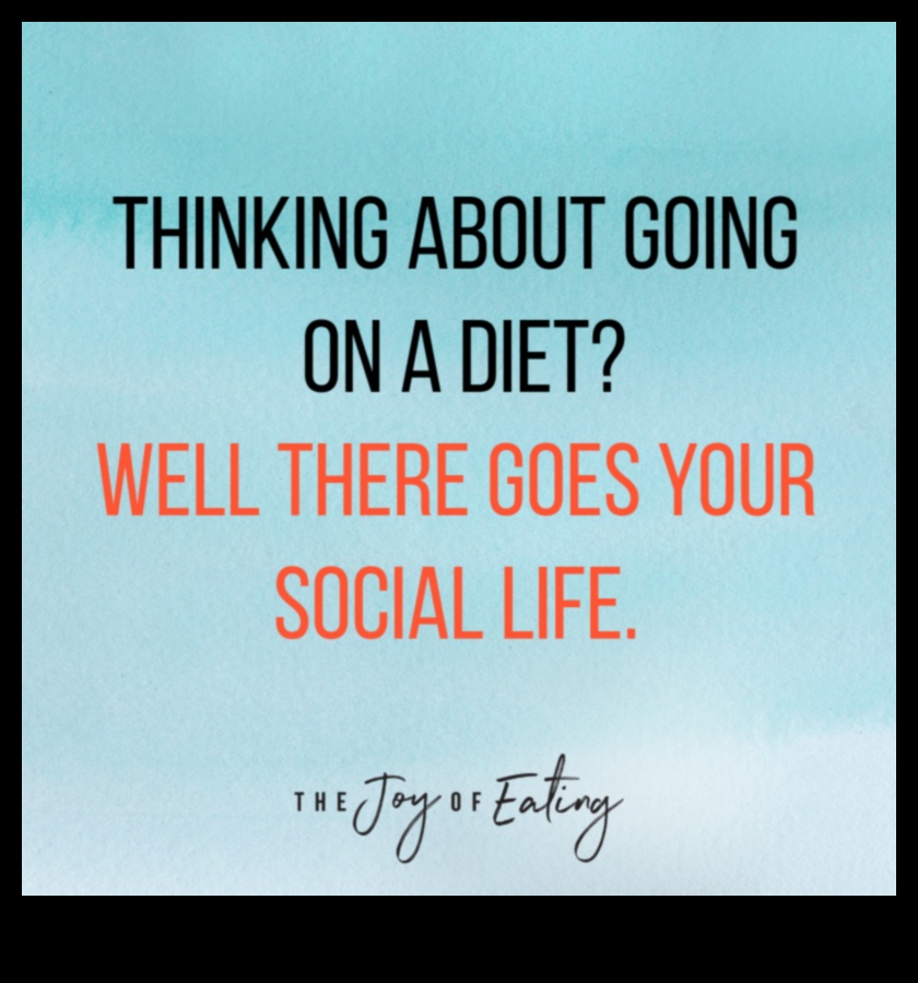 الأنظمة الغذائية قصيرة المدى والديناميكيات الاجتماعية: التنقل في التجمعات والأحداث