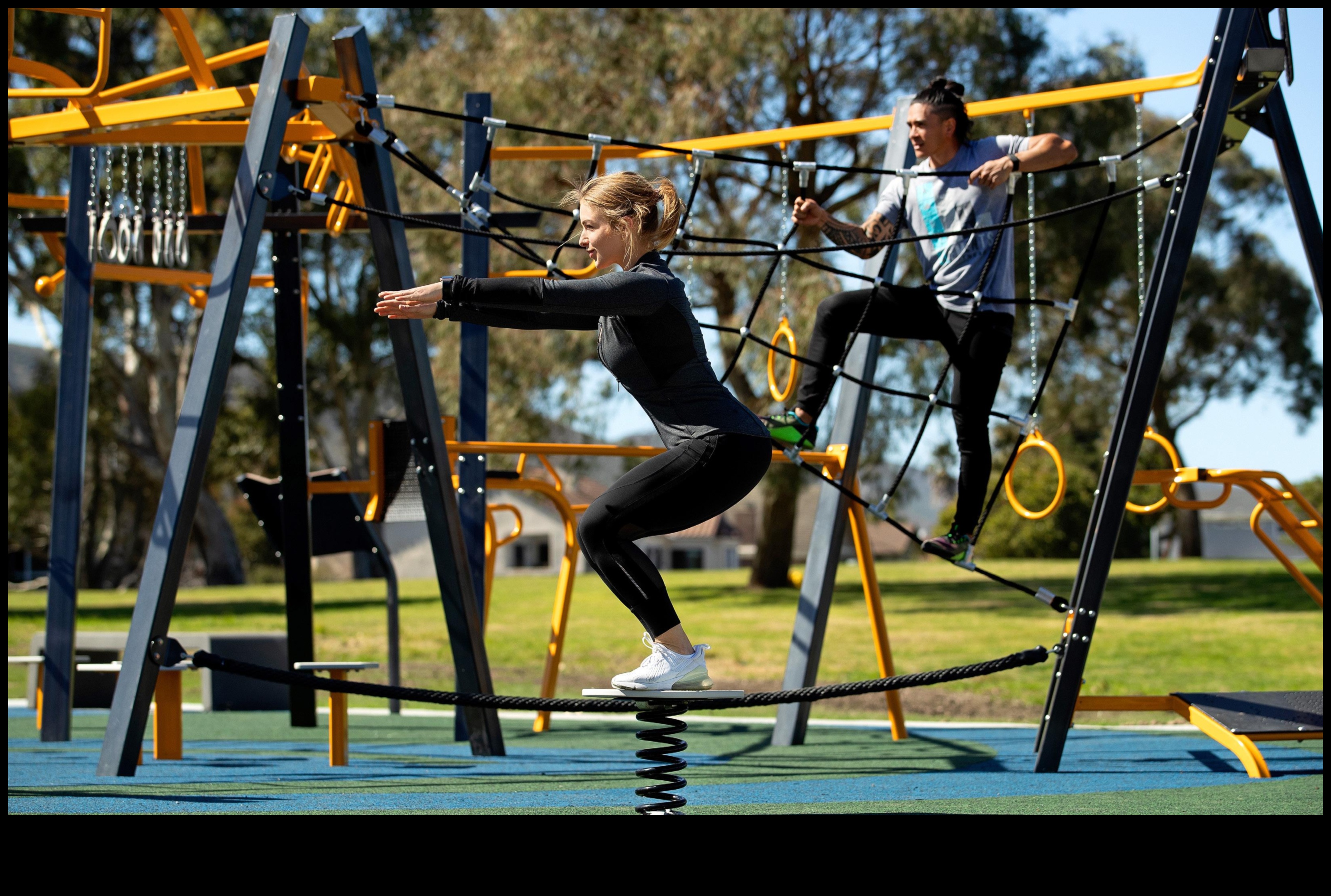 الحدائق المرحة: التدريبات في الهواء الطلق للعائلات والأصدقاء