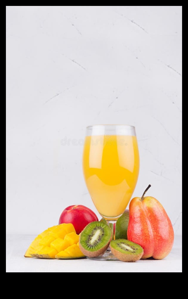 الأناقة الاستوائية: احتساء عصائر الفاكهة الطازجة الرائعة بأناقة